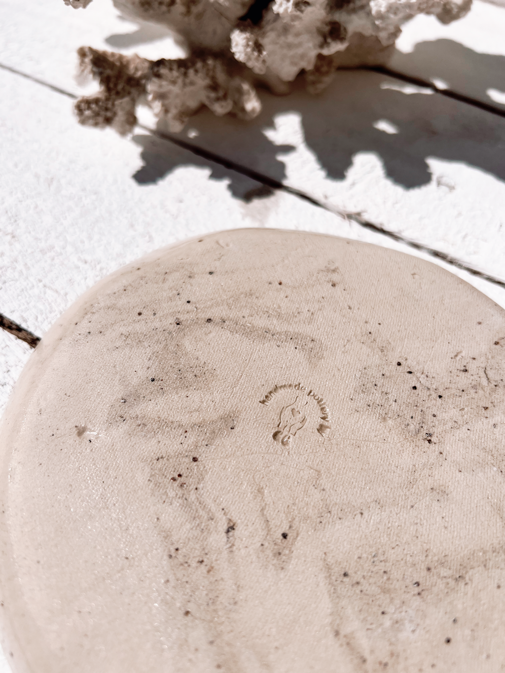 Soleil seashell dish: Natural