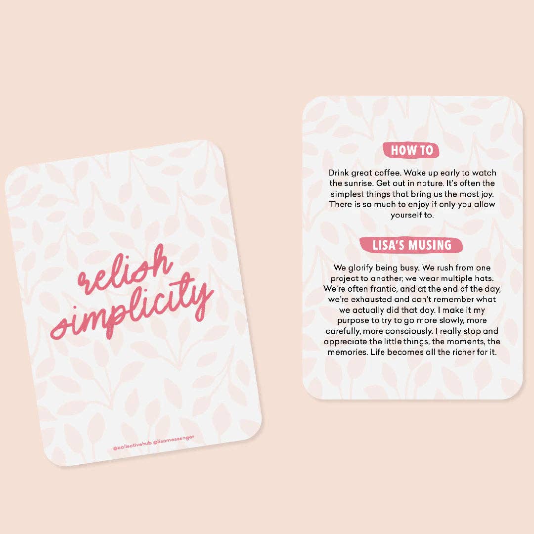 Purpose affirmation cards