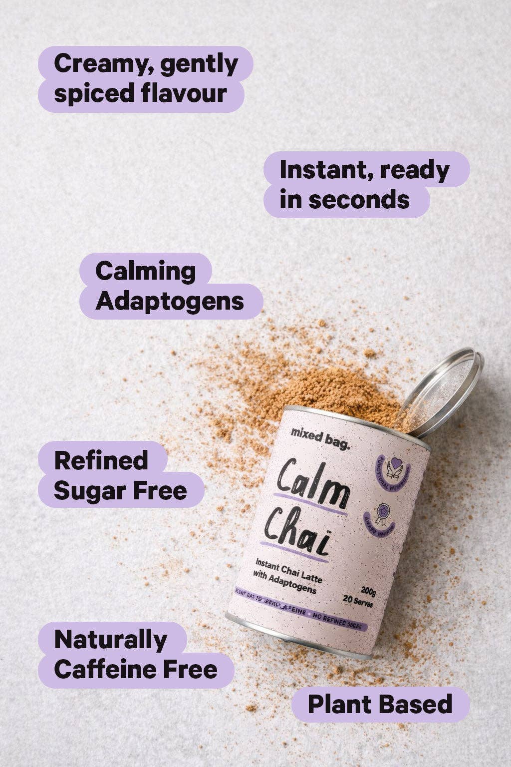 Calm Chai - 200g: Default Title