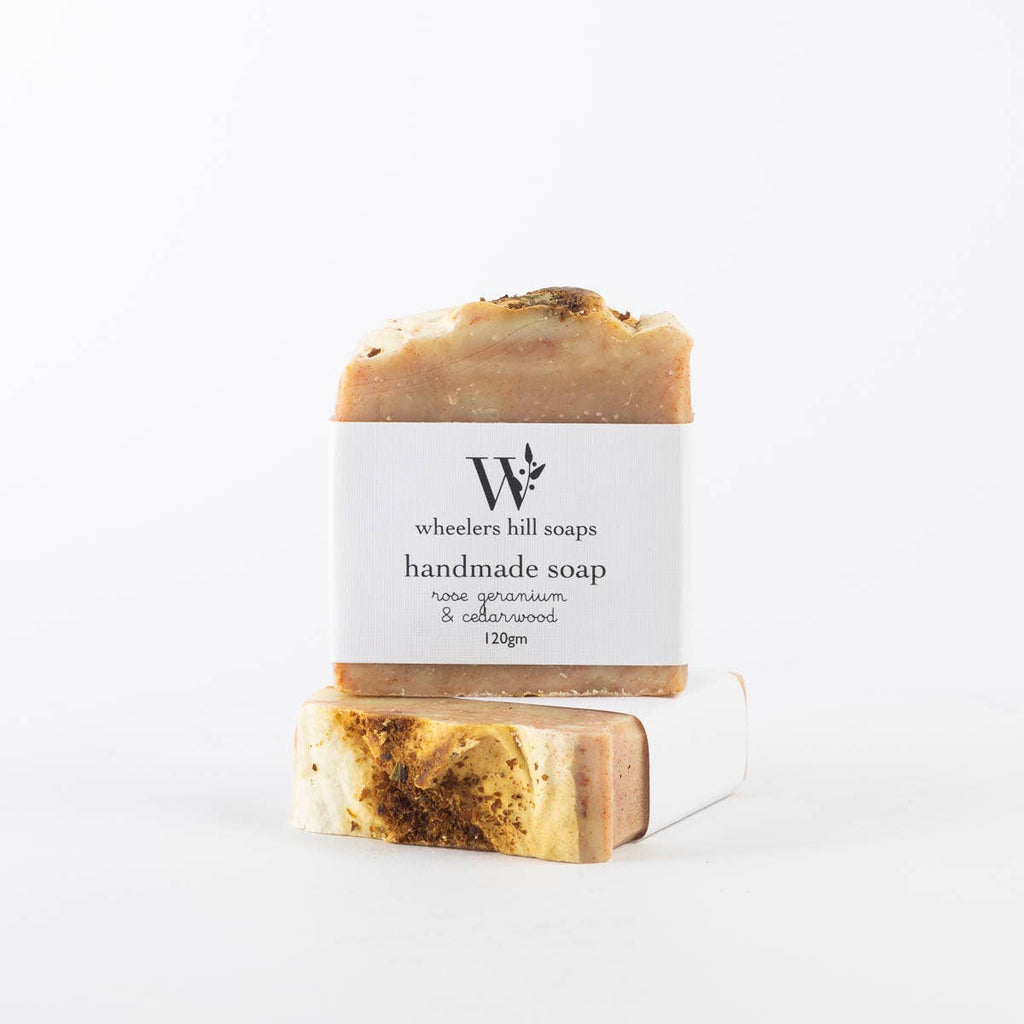 Natural Handmade Soap Bars: Coffee orange euclayptus & teatree