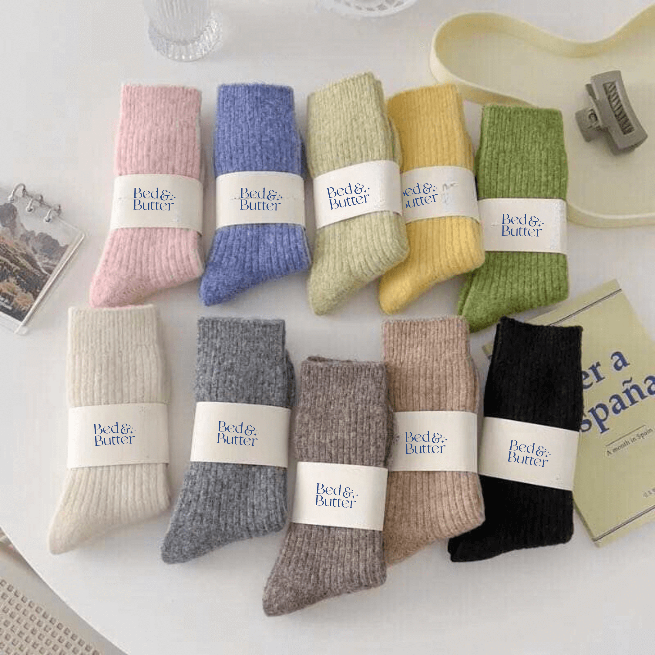 The Comfiest Socks — Blush Pink