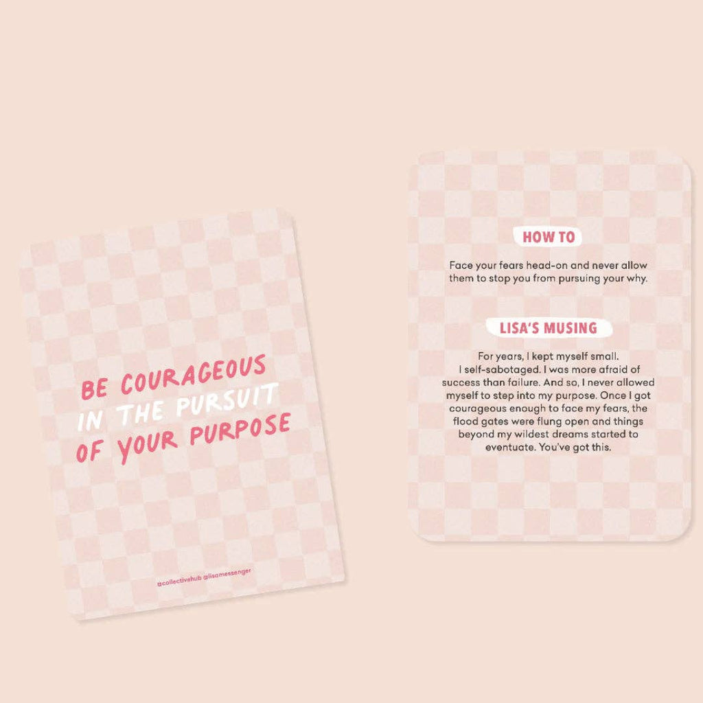 Purpose affirmation cards