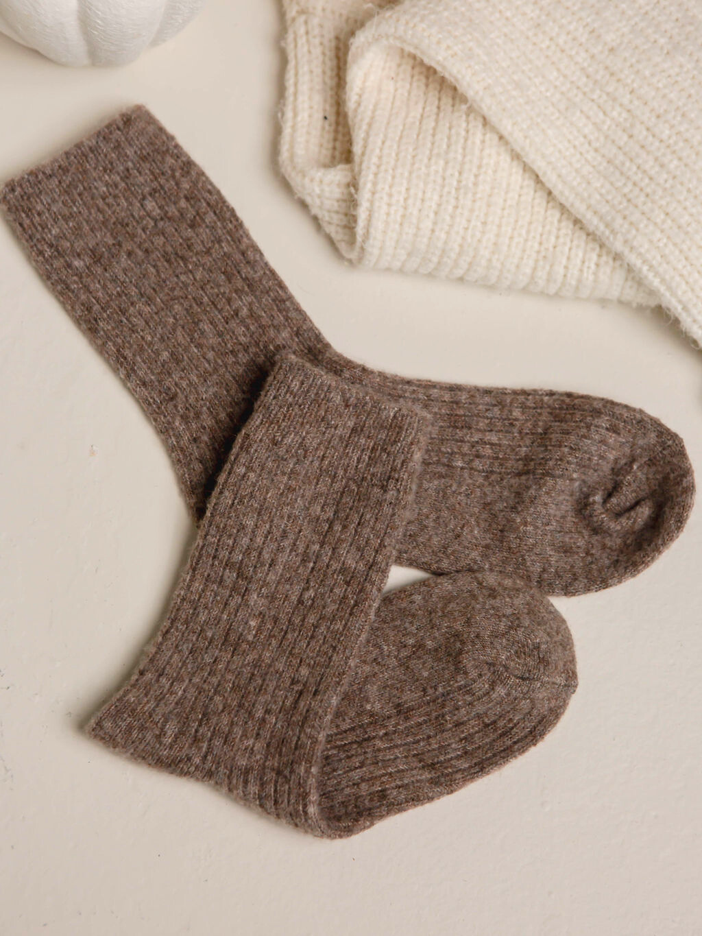 The Comfiest Socks — Light Choccy