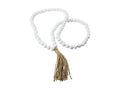 White Beads Decor Hanger
