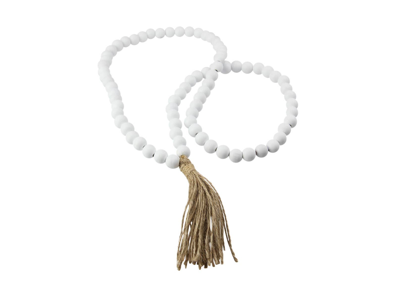 White Beads Decor Hanger