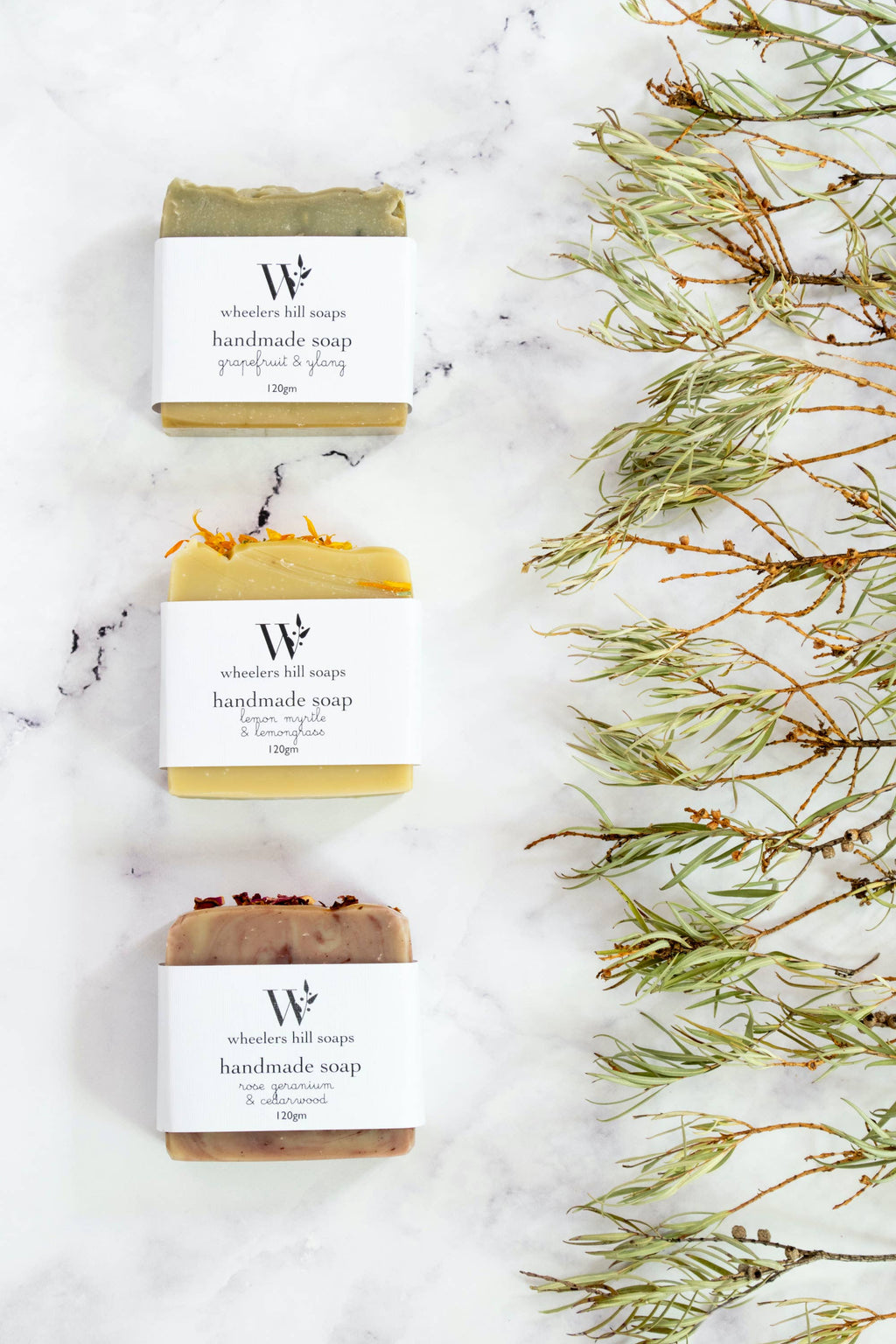 Natural Handmade Soap Bars: Coffee orange euclayptus & teatree