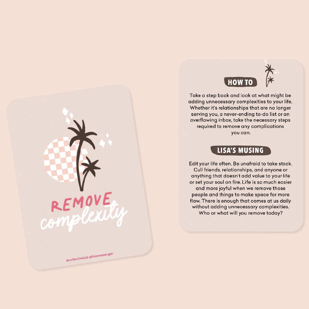 Purpose affirmation cards