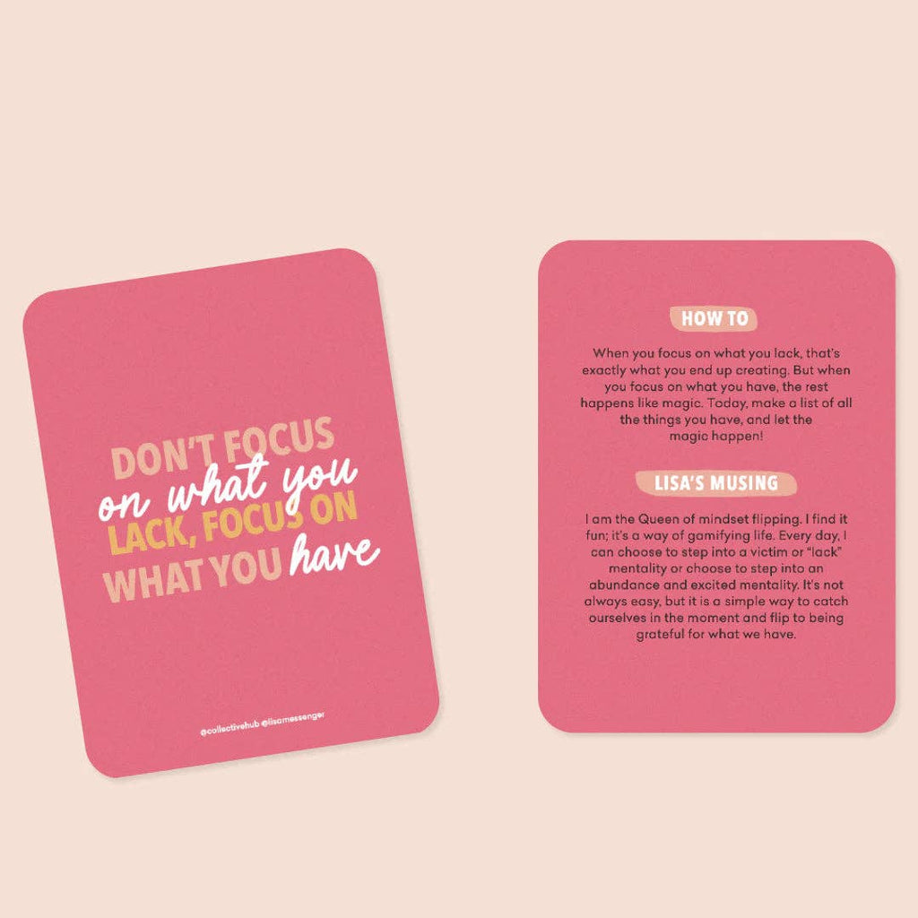 Purpose affirmation cards
