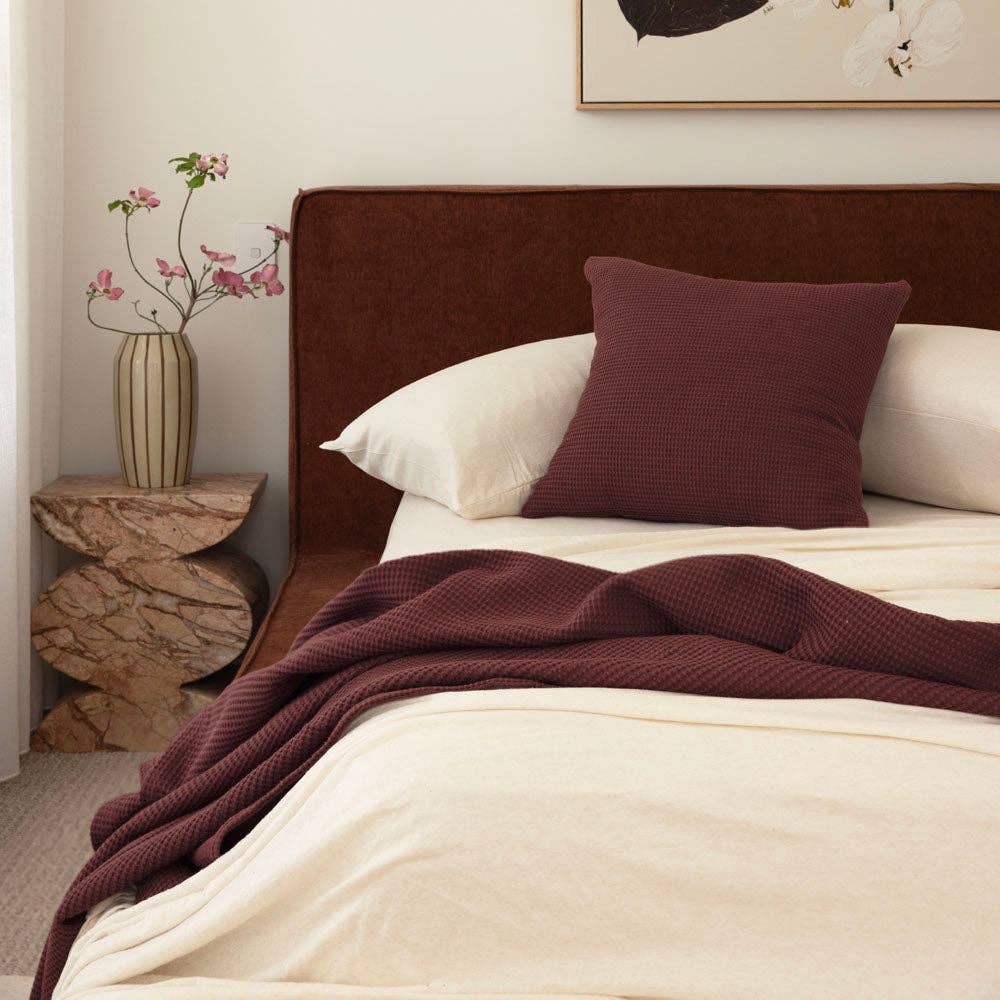 Milo Waffle Throw: Ocean