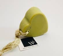 Heart Shaped Soap: Rose geranium & cederwood