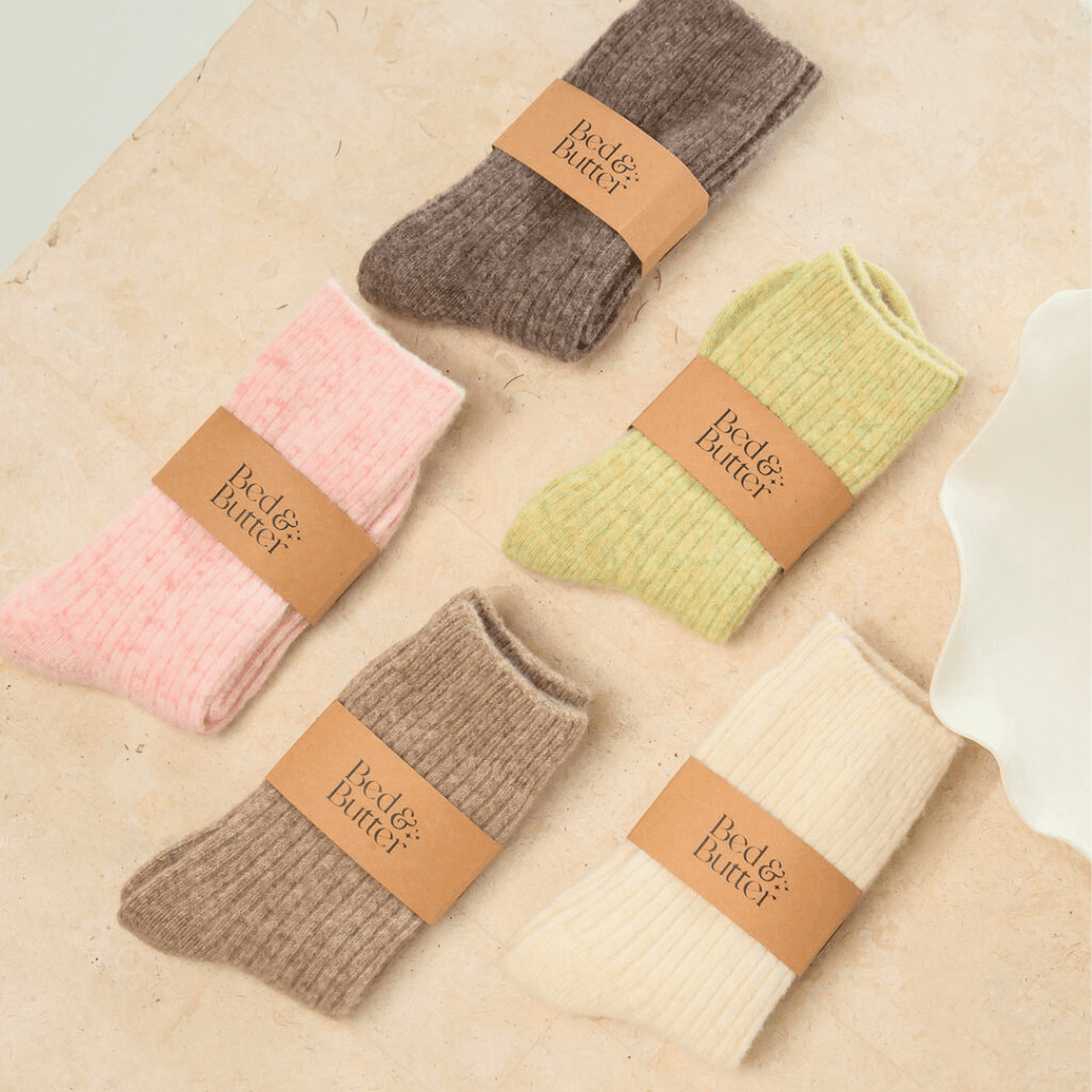 The Comfiest Socks — Cream
