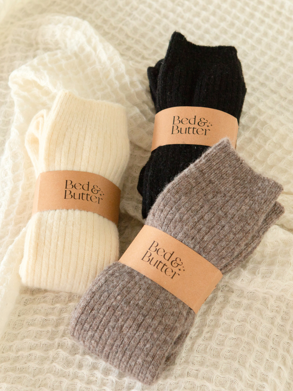 The Comfiest Socks — Light Choccy