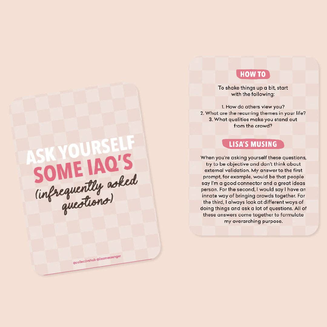 Purpose affirmation cards