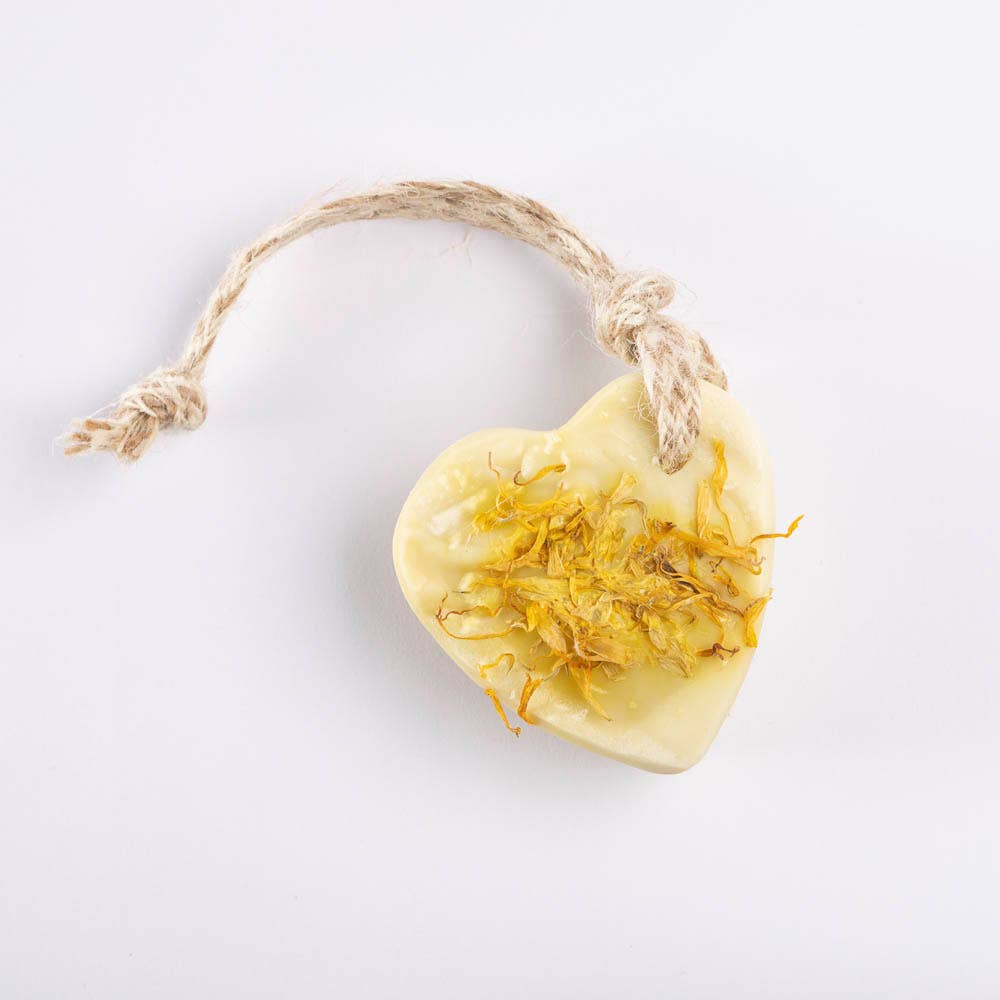 Heart Shaped Soap: Pine & lime