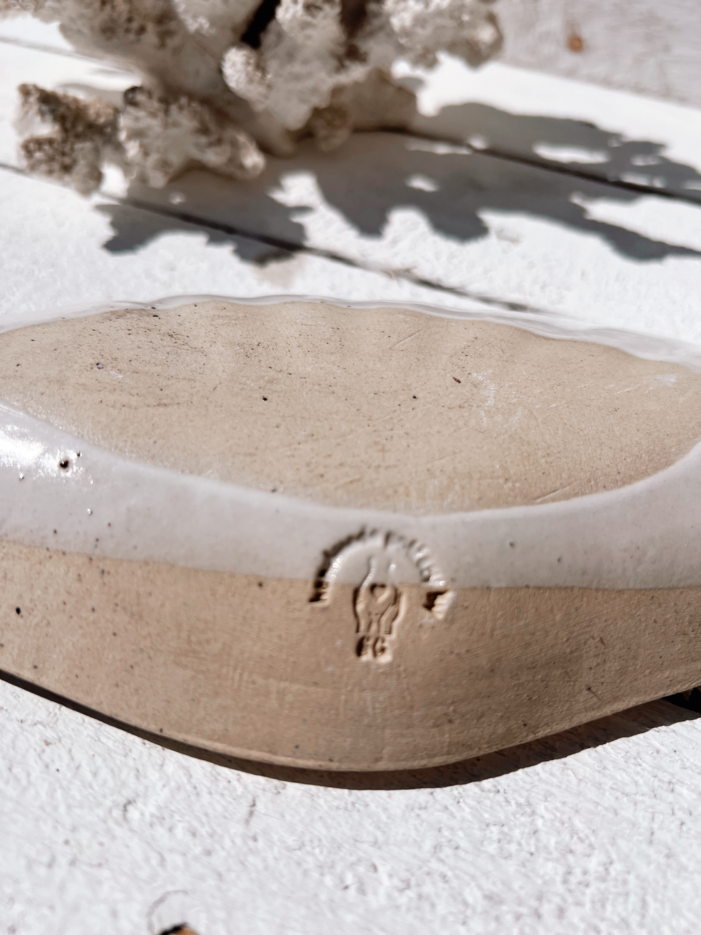 Soleil seashell dish: Natural