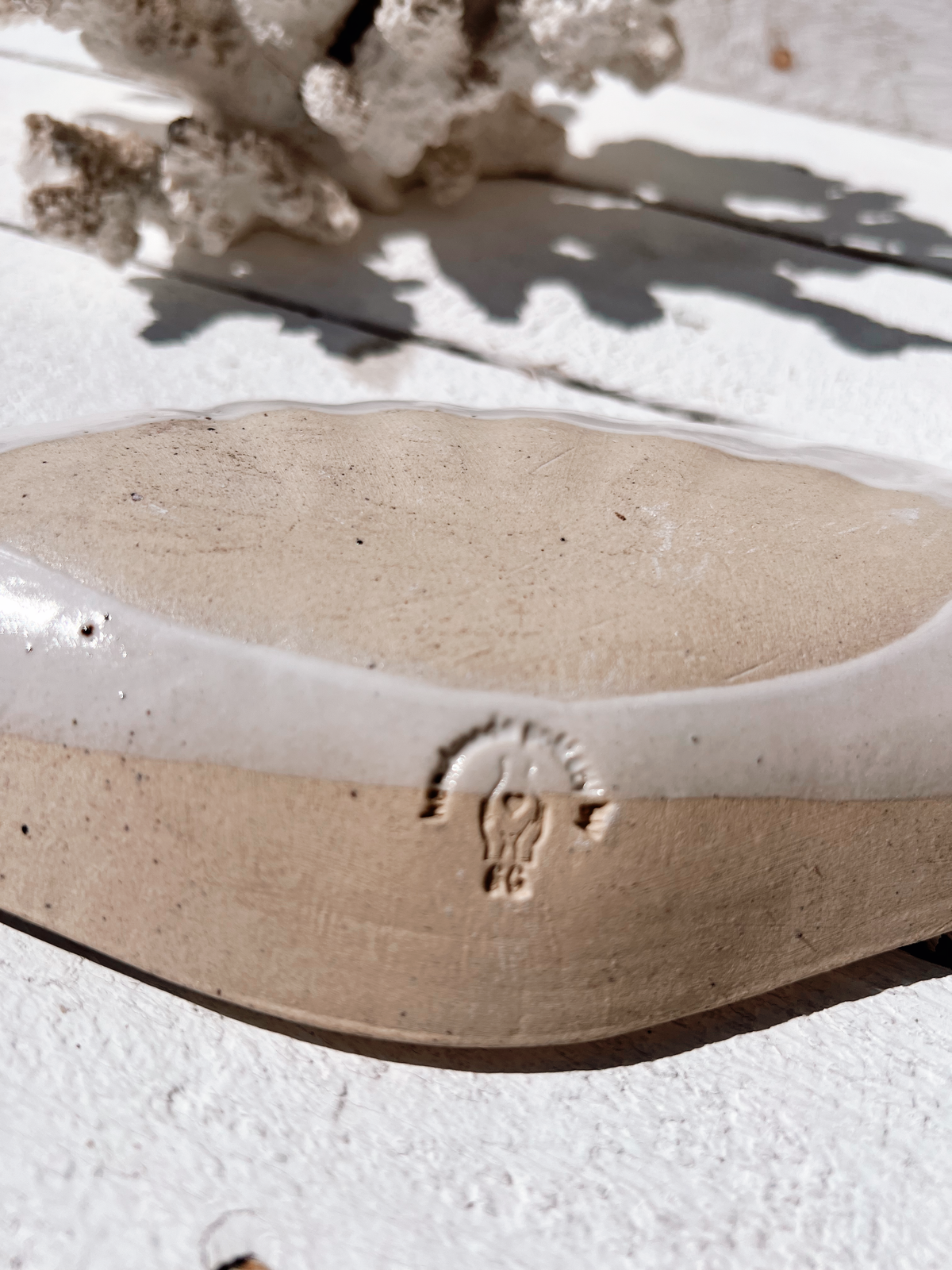 Soleil seashell dish: Natural