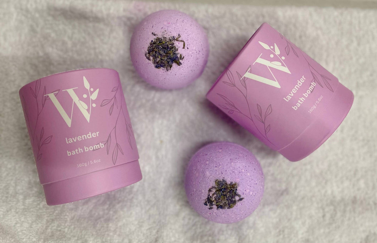 Bath Bombs - rounds: Rose geranium