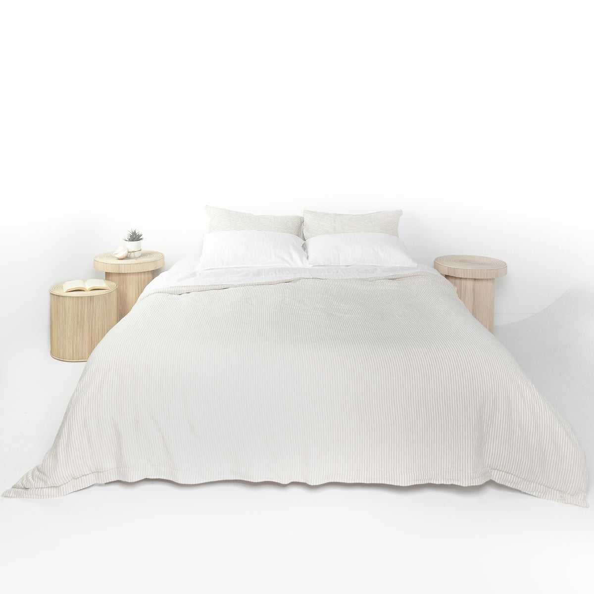 'Natural Stripe' Quilt Cover Set