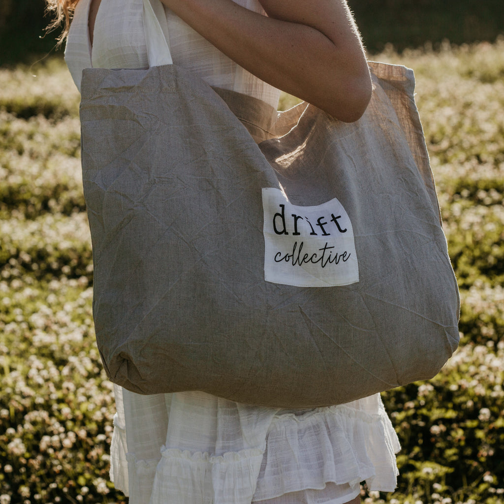 Nude Linen Tote