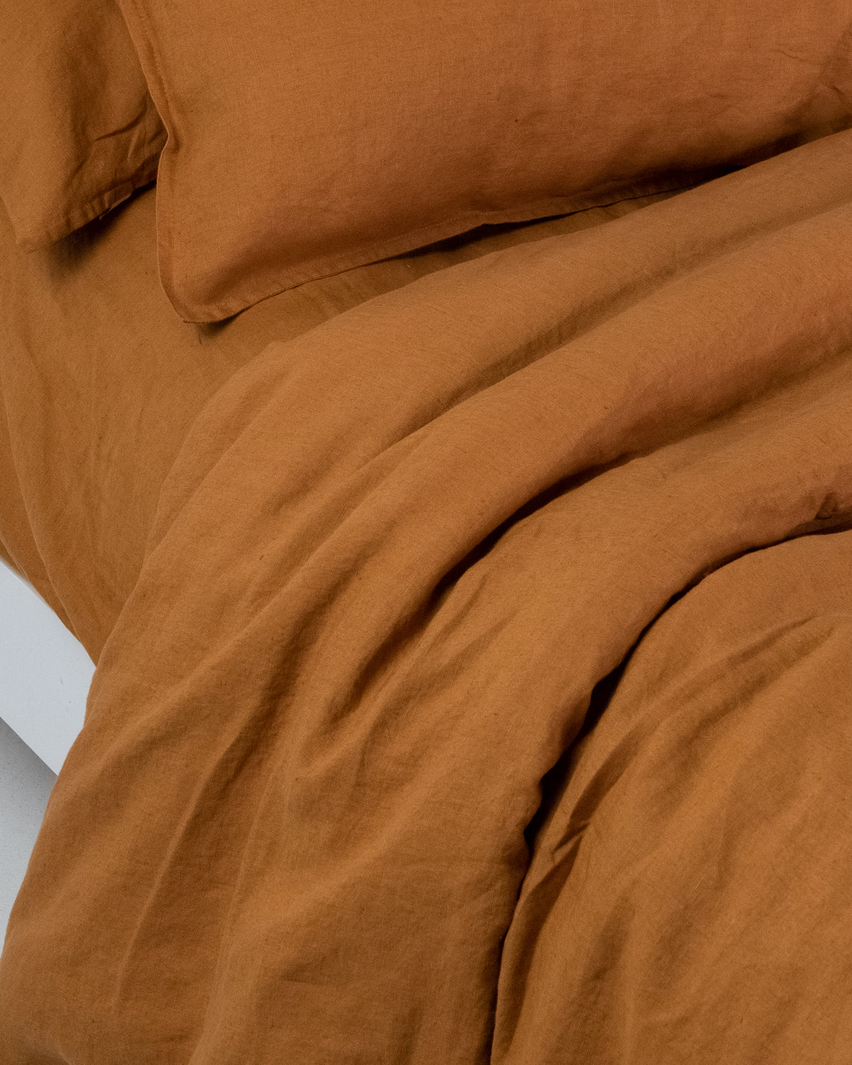 Tobacco Linen Sheet Set