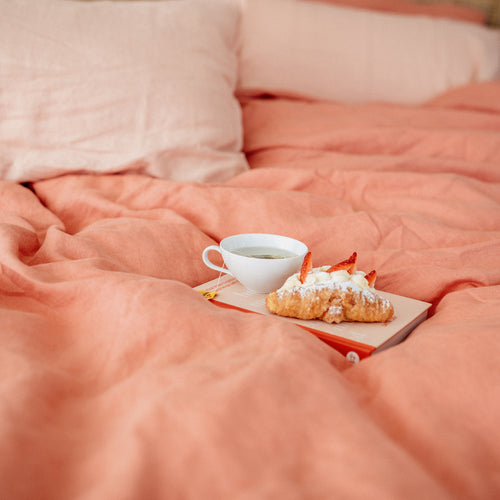 'Coral' Quilt Cover Set