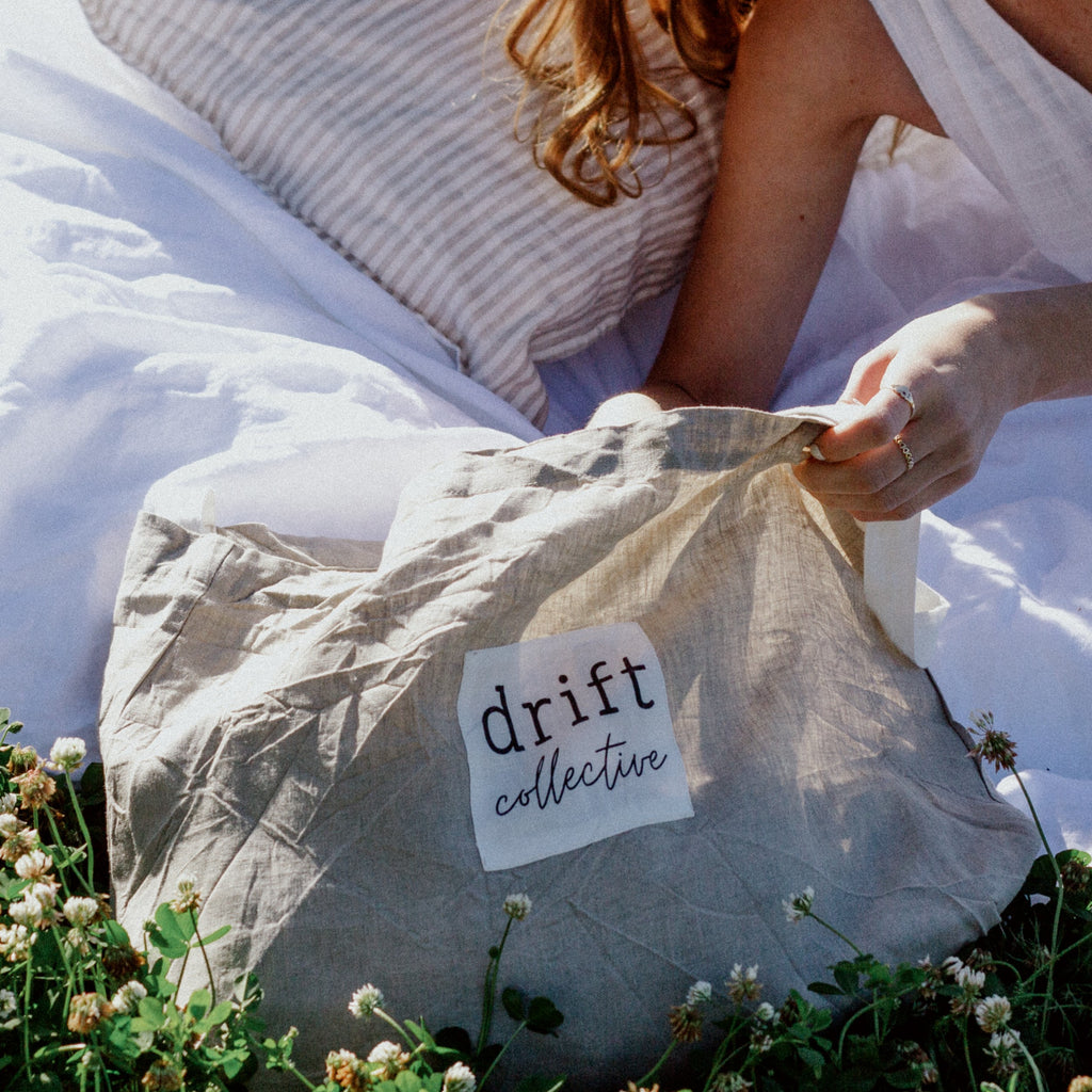 Nude Linen Tote