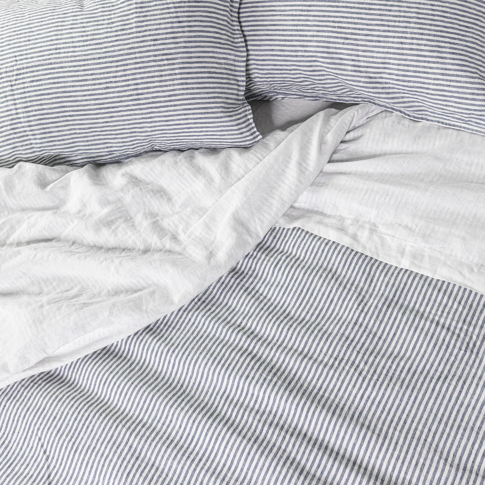 'Marine Stripe' Pillowcase Set